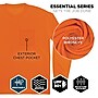 Ergodyne GloWear 8093 High Visibility Long Sleeve T-Shirt, Orange, 2XL (21826)~#|#~92EAF478-F5A1-4DB6-A0B0DCF14D5197CB_sc7