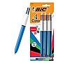 BIC 4-Color Retractable Ballpoint Pens, Medium Point, 1.4mm, Assorted Ink, 3/Pack (14540)~#|#~92F83702-387F-4B0F-8ECC481F8ABA3F5A_sc7