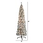 Nearly Natural 7' Flocked Pencil Artificial Christmas Tree with 400 Clear Lights and 574 Bendable Branches (T1907)~#|#~930D967E-1E39-4CC5-842BB70FD13BE017_sc7