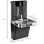 Global Industrial Bilevel Water Fountain with Bottle Filler, Refrigerated, Gray (761218)~#|#~930E6BBA-C222-4160-86E31FCE4C165B1B_sc7