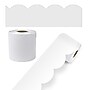 Carson Dellosa Education Rolled Scalloped Bulletin Board Borders, 3" x 65', White, 3/Bundle (CD-108514-3)~#|#~930F5160-AD4E-4645-B80322669FFCA85F_sc7