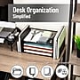 Mind Reader Metal Front Loading Letter Tray, Letter Size, Black (4TSIDE2-BLK)~#|#~9318BD2A-7CB5-494E-89E8B8488052A846_sc7
