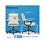 Click365 Transform 2.0 Ergonomic Bonded Leather Swivel Desk Chair, White (CCHR10007C)~#|#~931ABE0E-D72D-4746-AD300AC06795833B_sc7