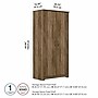 Bush Furniture Cabot 61"H Storage Cabinet with 4 Shelves, Reclaimed Pine (WC31599)~#|#~9325D79D-20FA-41FF-86A4BCB0E1A0B8AF_sc7