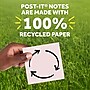 Post-it Recycled Notes, 3" x 3", Sweet Sprinkles Collection, 100 Sheet/Pad, 12 Pads/Pack (654-RP-A/654-A)~#|#~93298DBA-5AC9-4141-BAB1DFE31AC35DED_sc7