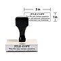 Traditional Wood Stamp RF71, 1" x 3" Impression~#|#~934F5055-483C-4293-B9A6CBEF62332227_sc7