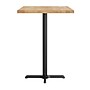 Flash Furniture Bennett Wooden Commercial Indoor Table, 48" x 30", Natural Top/Black Base (GSF3048NTT2230B)~#|#~93654833-2F04-4FEE-B8C2883AD70E1F01_sc7