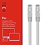 Staples TECH 25 ft. Cat-6 Ethernet Cable, Male to Male, Gray (ST62446)~#|#~936D0E90-866A-41DF-9D8DD10705952BB4_sc7