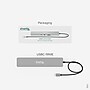 Plugable 11-in-1 USB-C Hub with Ethernet, Silver (USBC-11IN1E)~#|#~9378D4C8-5589-464F-9CDC0377CC0FC70D_sc7