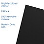 Flipside 12" x 48" Corrugated Study Carrels, Black, 24/Pack (FLP18222)~#|#~937B308C-41ED-4D4E-8CCAE9B177F66409_sc7