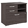 Bush Business Furniture Studio A 26" Office Storage Cabinet with 2 Shelves and Drawers, Storm Gray (SDF130SGSU-Z)~#|#~938A4F54-85AA-4AD2-9DFFBA2D52D13B5F_sc7