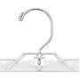 National Hanger 12" Plastic Skirt/Pant Hanger, Clear, 100/Pack (611PCC)~#|#~938F7F3D-6611-49DA-A1AB6483068DE9E1_sc7