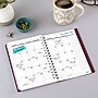 2027 Mead Essentials 6" x 8.5" Calendar Year Weekly & Monthly Planner, Plastic Cover, Burgundy (CRW430L5027)~#|#~939D49D9-7273-4AB7-8A90D16C0099C8B8_sc7