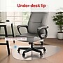 Staples Carpet Chair Mat with Lip, 66" x 60" x 0.145", Designed for Medium-Pile Carpet, Clear (20237-CC)~#|#~93B57543-2583-46E6-98877A26DE9DCA74_sc7