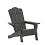 Flash Furniture Newport Adirondack Chair with Cup Holder, Gray (LEHMP104410GY)~#|#~93B6BC5F-D9B4-44A7-BAA632FFA3BF3596_sc7
