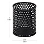 Mind Reader Metal Pen Holder, Black, 3 Pieces/Set (3MPEN-BLK)~#|#~93CE858D-C09D-486A-82097E72C3AA2907_sc7