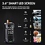 CAROSS Q15 Combo 150-PSI Portable Air Compressor and 7,500-mAh Portable Power Bank, Black (CARRQ15)~#|#~93D06026-158C-480D-AF16E06677A86C33_sc7