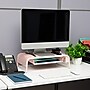Mind Reader Monitor Stand with Paper Tray, Metal, Pink (MESHMONSTA-PNK)~#|#~93D470C5-50F6-4DF8-80628F320EA76B54_sc7