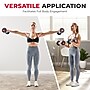 Sunny Health & Fitness Signature Style Polyurethane Round Dumbbell, 20 lb., 2/Set (SF-DB02-20)~#|#~93D6F94E-7EFE-46E0-B7C67153C6DA025F_sc7