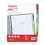 Staples View Plastic Dividers, Multicolor, 8-Tabs (ST63072)~#|#~93DBD261-DECC-4A35-8786C775A671AA24_sc7