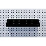 Triton Products LocHook 18" W x 6.5" D Black Steel Pegboard Shelf (56186-BLK)~#|#~93DD9187-9BFF-454B-839F65CF60A21CE9_sc7