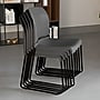 Flash Furniture HERCULES Series Plastic Contoured Stacking Chair, Gray/Black (RUT238AGY)~#|#~93DFF11C-B3E5-4C67-BE994B345E271432_sc7