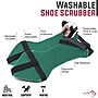 BISON LIFE Washable Scrubber Shoe Cover, Adult, Green, 6/Pack (BPES-WSG-1G-6)~#|#~93E9EDCD-B546-418F-8FC5175C284BBF42_sc7