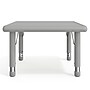 Flash Furniture Wren Square Activity Table, 24" x 24", Height Adjustable, Soft Gray (YUYCX0022SQRSGY)~#|#~93EE0F10-7349-4CA8-B23A058BE22AE051_sc7