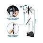 Mount-It! Adjustable Anti-Theft iPad Tablet Floor Stand, Matte Black/Silver (MI-3783_G10)~#|#~93EFBB79-2E0A-4E1E-A1BD36CB67F139FF_sc7