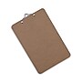 Universal® Hardboard Clipboard, 3/4" Capacity, 5 x 8 Sheets, Brown, 3/Pack~#|#~93FB9264-5E59-431C-AE87F6BEE0096058_sc7