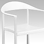 Flash Furniture HERCULES Series Plastic Cafe Stack Chair, White (RUT418WH)~#|#~9401E142-5855-47DD-91A656FD43FE48D8_sc7