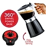 Brentwood 6-Cups Moka Pot Espresso Machine, Black (TS-119BK)~#|#~9406B09E-3165-4D1C-A18AB44028F33C2F_sc7
