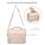bentgo Deluxe Insulated Lunch Bag, 2-Compartment, Sand (BGOBG2-SD)~#|#~941FDF9D-14FE-4B99-AE58526B146DF6A1_sc7