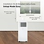 TCL 115-Volt 8,500 BTU (5,100 BTU DOE) Portable Air Conditioner with Remote, White (H5P44W)~#|#~94409229-BD21-42F9-B53C92876A75BC19_sc7