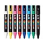 uni POSCA PC-5M Water-Based Paint Markers, Reversible Medium Tip, Assorted Colors, 8/Pack (PC5M8C)~#|#~94455B8D-41F9-456A-8C5109176D368A19_sc7