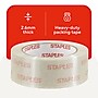 Staples Heavy‑Duty Shipping Packing Tape, 1.88” x 54.6 Yards — 6/Rolls~#|#~944F72B2-08D4-4E2B-9ECD834E8E6DA3A5_sc7
