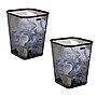 Mind Reader Metal Open Top Trash Can, 5 Gallon, Black, 2/Pack (2SQUAGA-BLK)~#|#~9459FD60-9042-4D63-81241BA5CE8E91BA_sc7