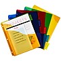 Avery Big Tab Corner Lock Insertable Plastic Dividers with 3 Pockets, 5 Tabs, Multicolor (11273)~#|#~945A5CBE-408E-4FB3-A00F89129033023B_sc7