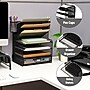 Mind Reader Metal Mesh Desk Organizer, Black (MSUP7C-BLK)~#|#~945CA9EF-CF69-479B-A2CF6FE347847084_sc7