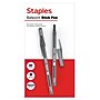 Staples Ballpoint Pen, Medium Point, 1.0mm, Black Ink, 60/Pack (ST52862	)~#|#~94635AD7-92B0-479B-B1CA8116B1EB011A_sc7