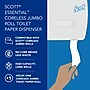 Scott Essential Coreless Toilet Paper Dispenser, Black (09602)~#|#~94687B57-EDD5-4F56-876FCC660919FDEA_sc7