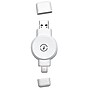 M-Edge Power Disk 3-Watt Apple Watch Charger, Magnetic, USB-A/USB-C, White (CH-PDS-P-W)~#|#~9470F702-5D8E-4D49-88C74BD479DC611D_sc7