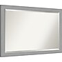 Amanti Art Brushed Nickel Frame Wall Mirror, 27.5" x 39.5" (A42674593649)~#|#~947674C6-528C-4B46-8DF3A80855FB73C2_sc7