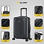 US Army FOX 20" Hardside Carry-On Suitcase, 4-Wheeled Spinner, TSA Checkpoint Friendly, Black (USLFOX00S-BLK)~#|#~947F47EA-52D2-4B7A-B2E630A5C56C0DC9_sc7