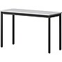 Lorell 47" W x 18" D Utility Table, Melamine, Gray/Black (LLR60753)~#|#~9493CD32-8D00-49F3-AA174AD217F71588_sc7