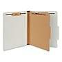 Universal Recycled Reinforced Pressboard Classification Folder, Letter Size, Gray, 10/Box (UNV10252)~#|#~949635EF-93E3-4227-8EEC968483243FEC_sc7