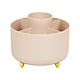 Staples 5-Compartment Rotating Plastic Desk Organizer, Warm White (ST63868)~#|#~94AECB6B-8721-40B1-9672F9499D6BB654_sc7