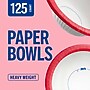 Perk Heavy‑Weight Paper Bowls, 12 Oz, 125 Count Bulk Disposable Bowls for Soups, Snacks & Everyday Meals~#|#~94BAF174-B227-4A16-833C662C14F0D73A_sc7