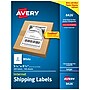 Avery Inkjet Shipping Labels, 5-1/2" x 8-1/2", White, 200 Labels/Box (8426)~#|#~94C68B66-9A3D-4C7C-98FCD4B4CCC3CC59_sc7
