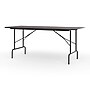 Staples 6' x 30" Wooden Heavy Duty Folding Table, Walnut (58366)~#|#~94CC5283-1E99-4FFA-AFEBE5C4A24755F5_sc7